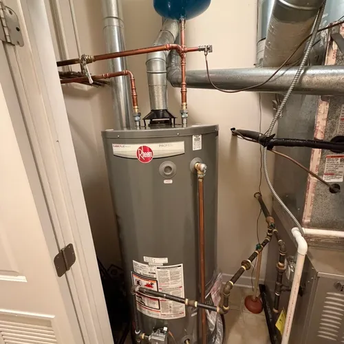 Water heater installation
