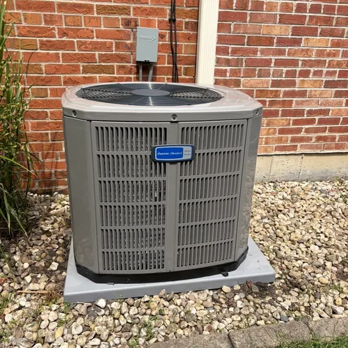 American Standard AC condenser installation