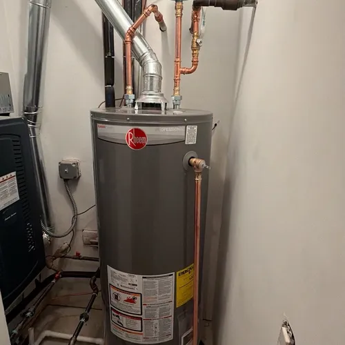 Water heater installation