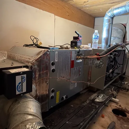 HVAC equipment installation